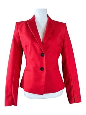 MNG Blazer in Red, 2 Button Front, Size 6.